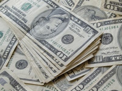 Dollars background