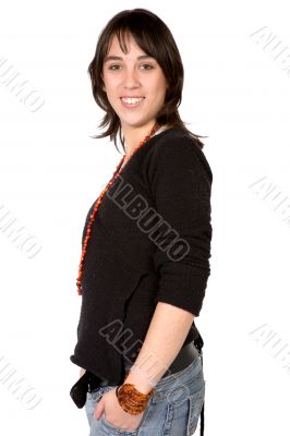 casual girl portrait