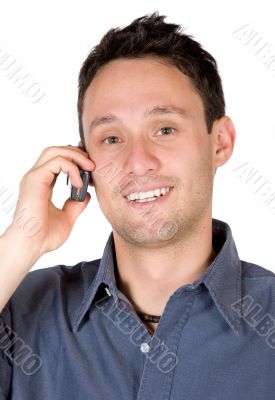 friendly guy on the phone