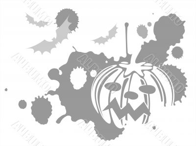 Pumpkin and grey spots