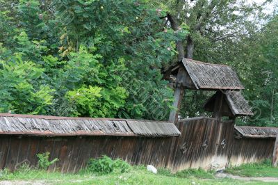 Wooden fence