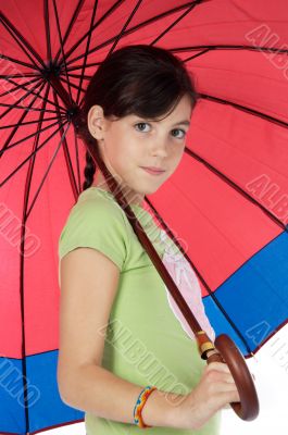 girl whit umbrella