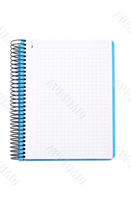 Blank notebook sheet