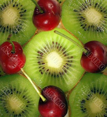 Kiwi and Cherries