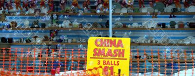 China Smash with Bubbles