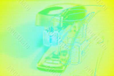 abstract background with scene chancellery
