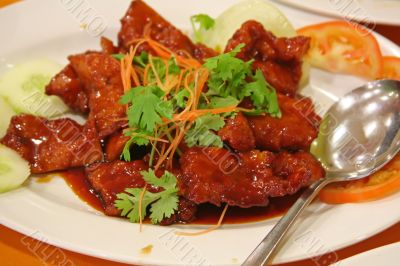 Chinese pork dish