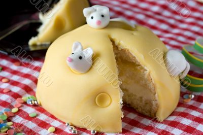 Delicious small cake