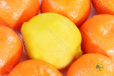Orange and lemon