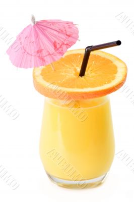 Orange Juice with decoration