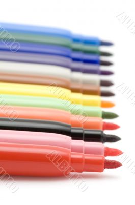color marker close up
