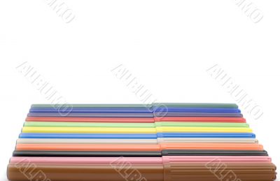 color marker on white