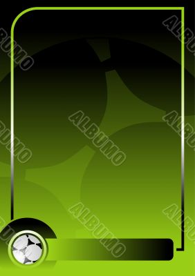 Soccer abstract background