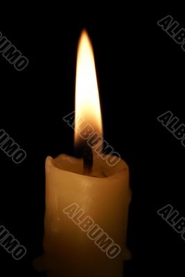 burning candle