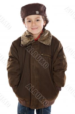 child whit hat