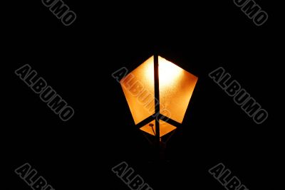 Old Orange Lamp