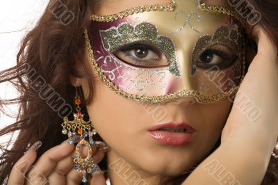 woman in the mask