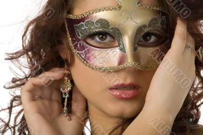 woman in the mask