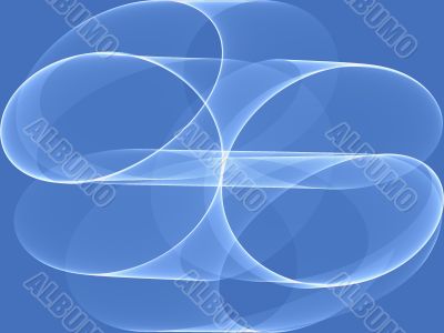 A blue background