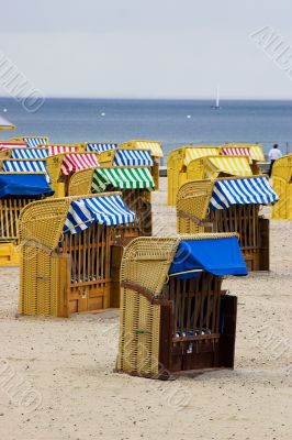 Beach chairs in Germany
