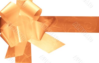 Yellow ribbon and bow