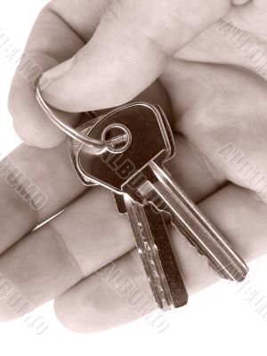 keys in hand