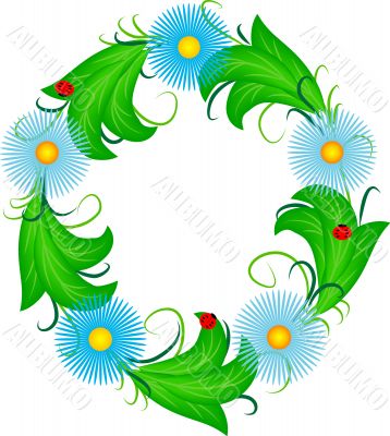 Wreath of flowers