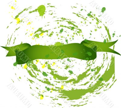 Green banner