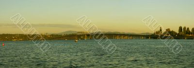 Western high rise, SR-520 floating bridge
