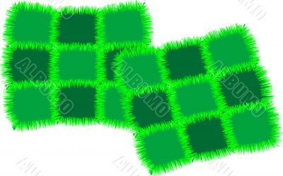 Green pillows
