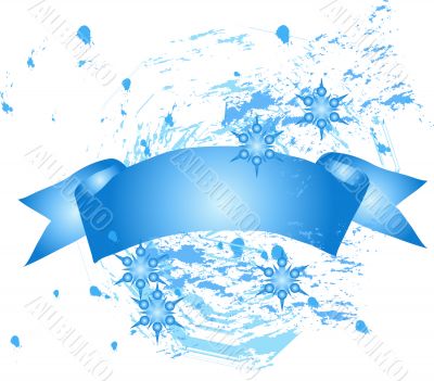 Blue banner