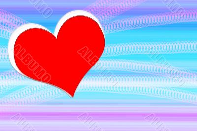 abstract background and heart