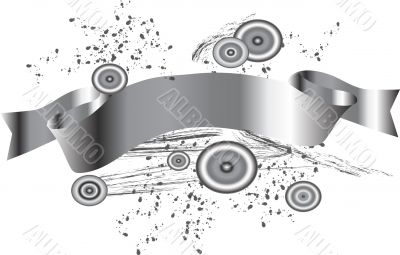 Grey banner