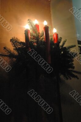 Christmas candles