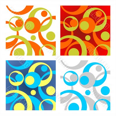 four circles backgrounds