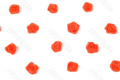 Small Red Roses Scattered