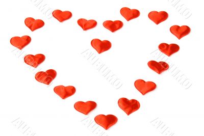Heart Shape Made of Hearts