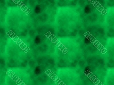 green hexagon blur background