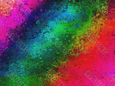 Highly colourful abstract