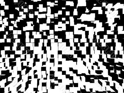 Black and white abstract