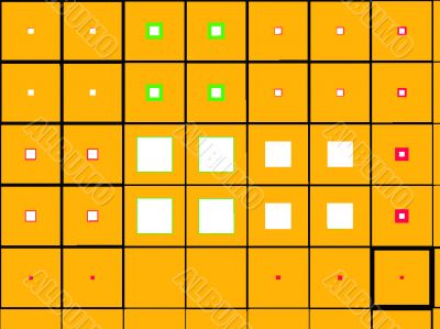 orange squares