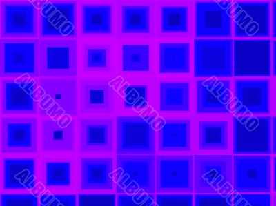 Fun blue and pink abstract