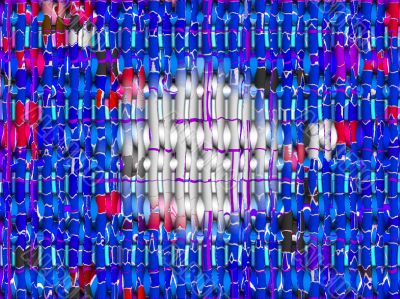 Blue abstract