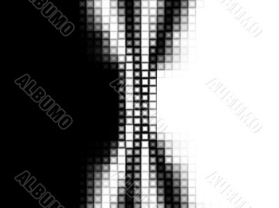 Black and white abstract