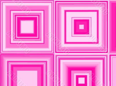 pink abstract  squares