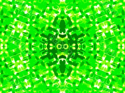 green kaleidoscope