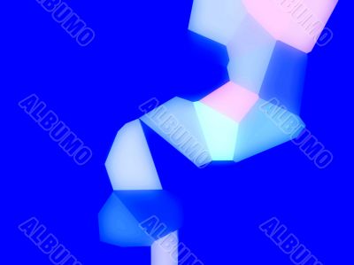 Blue abstract