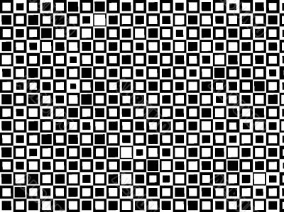 Black and white abstract squares
