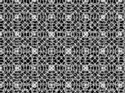 white knots on black