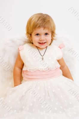 little angel girl